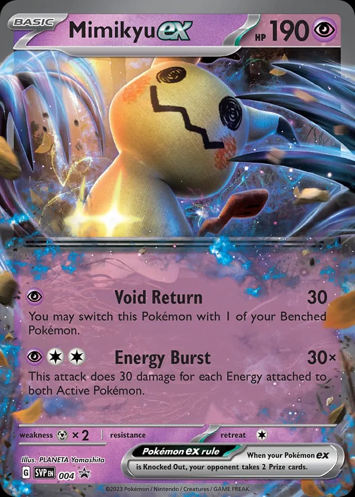 Mimikyu ex — Scarlet & Violet Black Star Promos 4 Pokémon card
