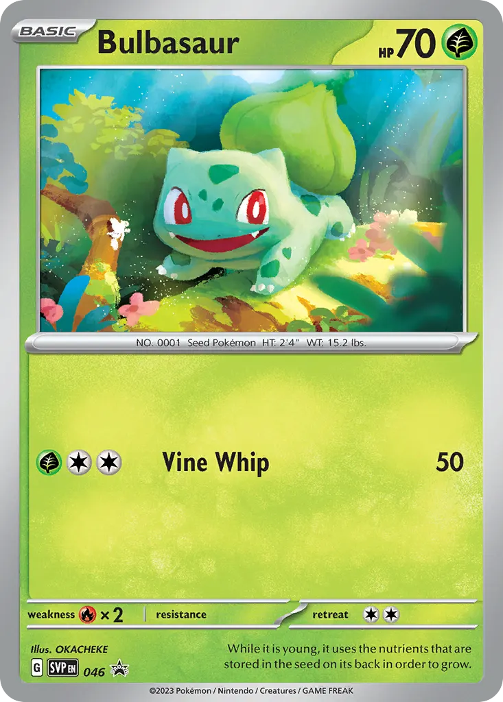 Bulbasaur — Scarlet & Violet Black Star Promos 46 Pokémon card