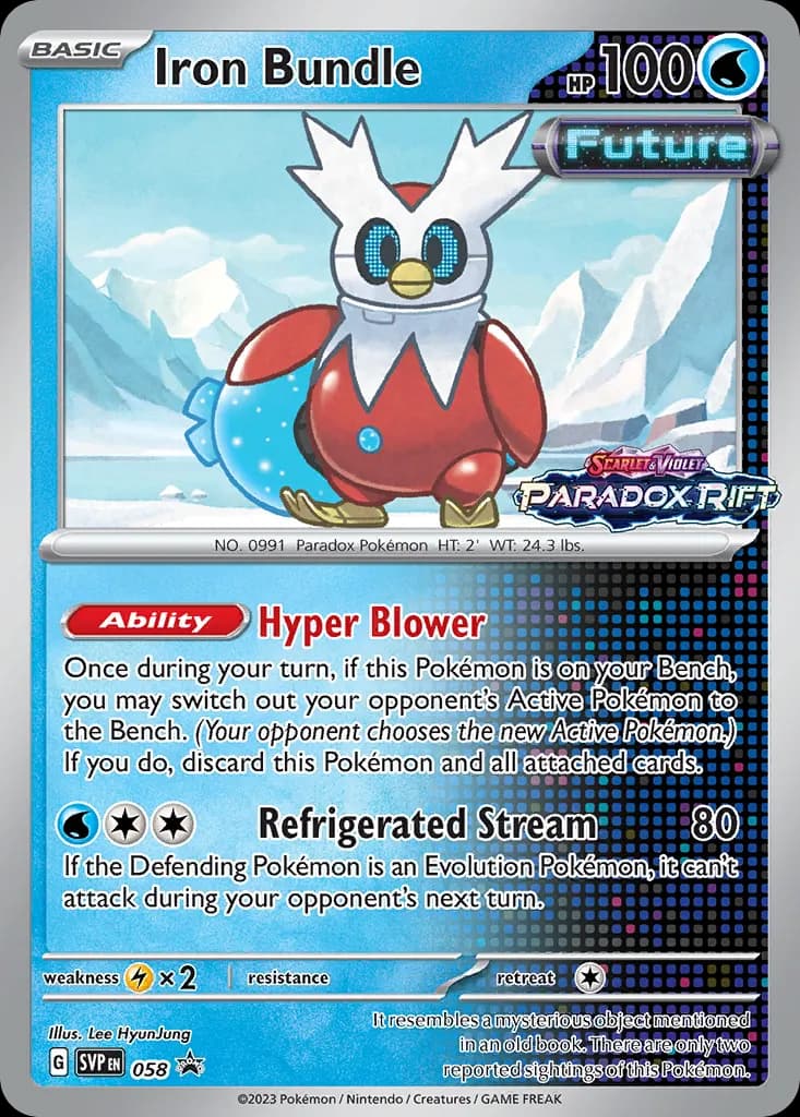 Iron Bundle — Scarlet & Violet Black Star Promos 58 Pokémon card