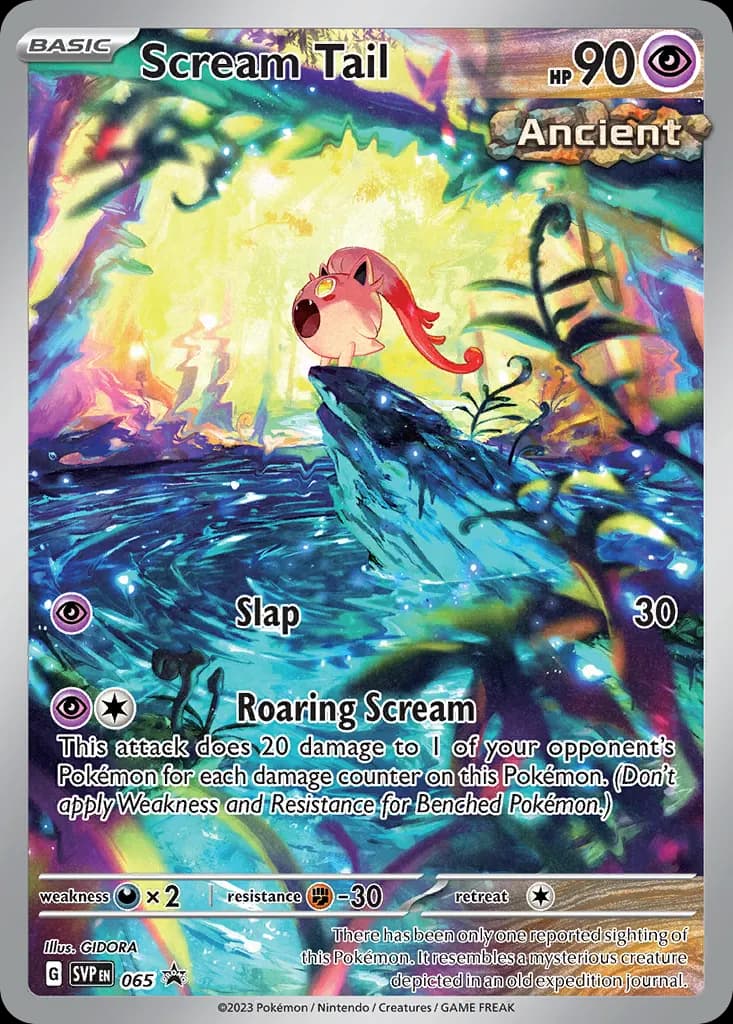 Scream Tail — Scarlet & Violet Black Star Promos 65 Pokémon card