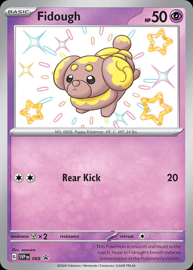 Fidough — Scarlet & Violet Black Star Promos 69 Pokémon card