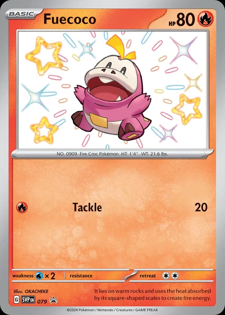 Fuecoco — Scarlet & Violet Black Star Promos 79 Pokémon card