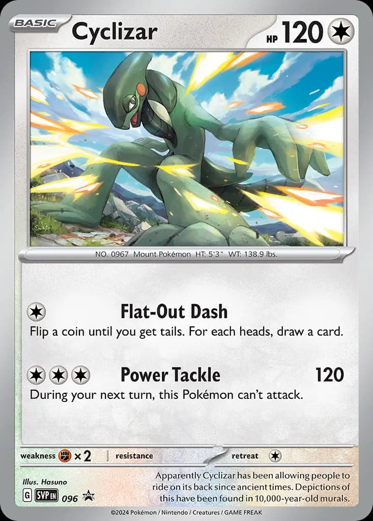 Cyclizar — Scarlet & Violet Black Star Promos 96 Pokémon card