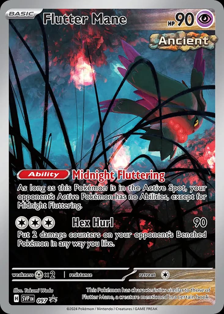 Flutter Mane — Scarlet & Violet Black Star Promos 97 Pokémon card