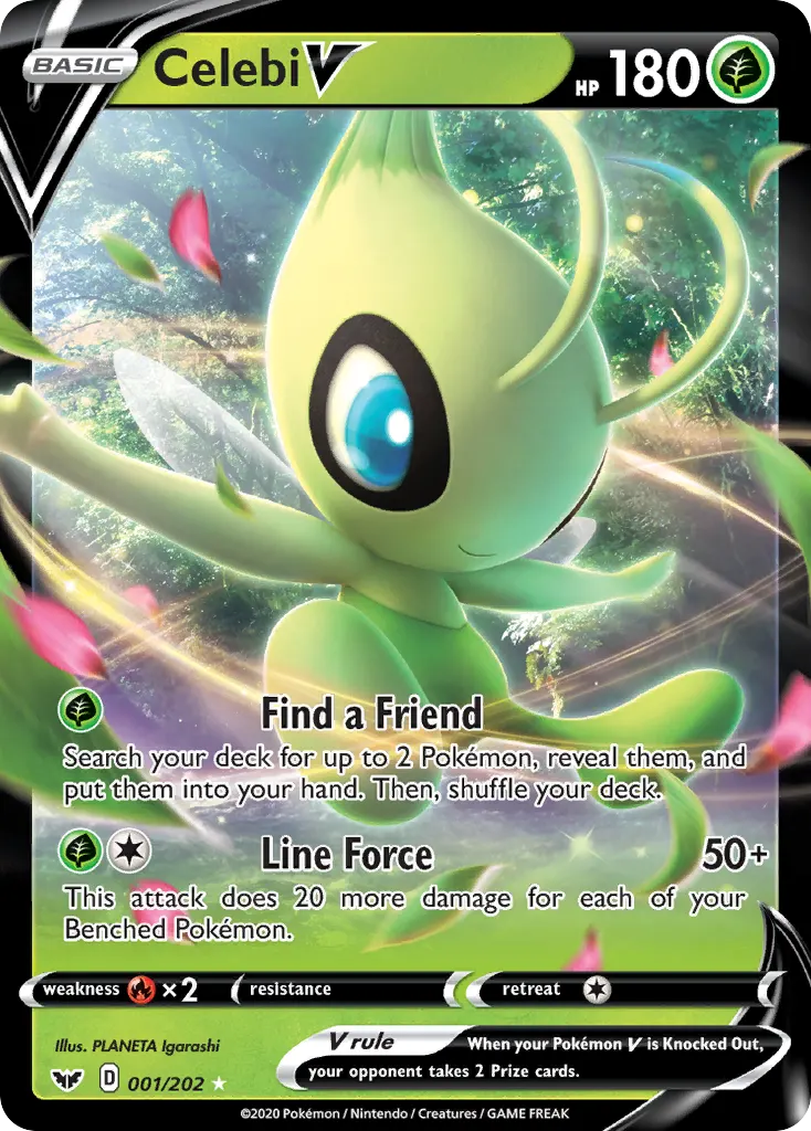 Celebi V — Sword & Shield 1 Pokémon card