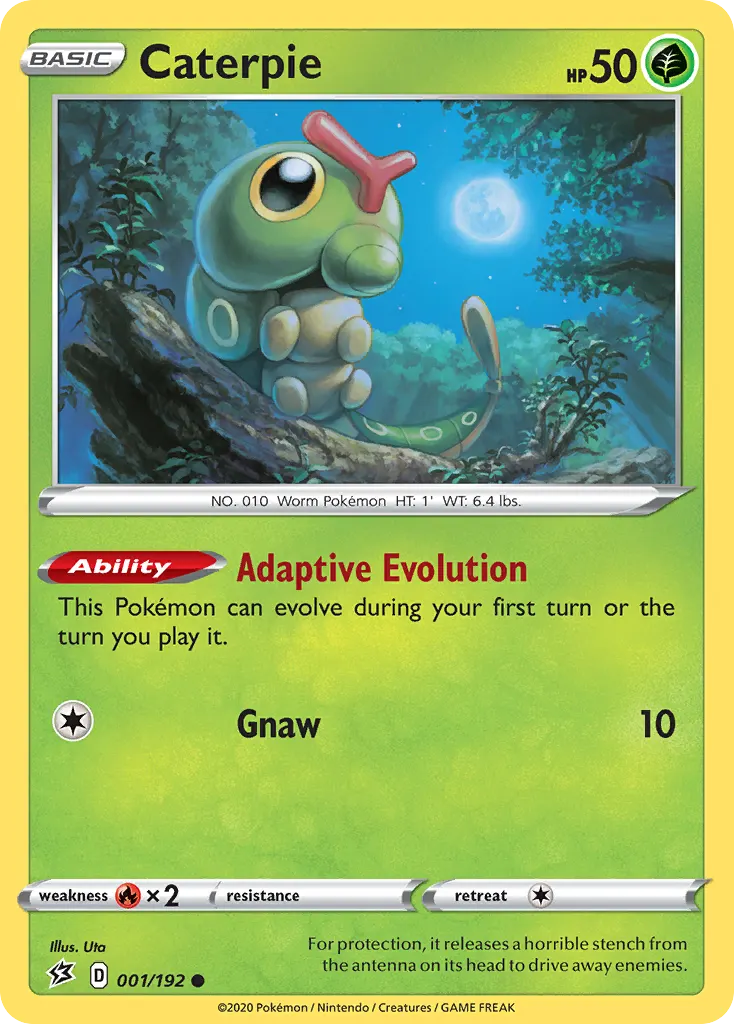 Caterpie — Rebel Clash 1 Pokémon card