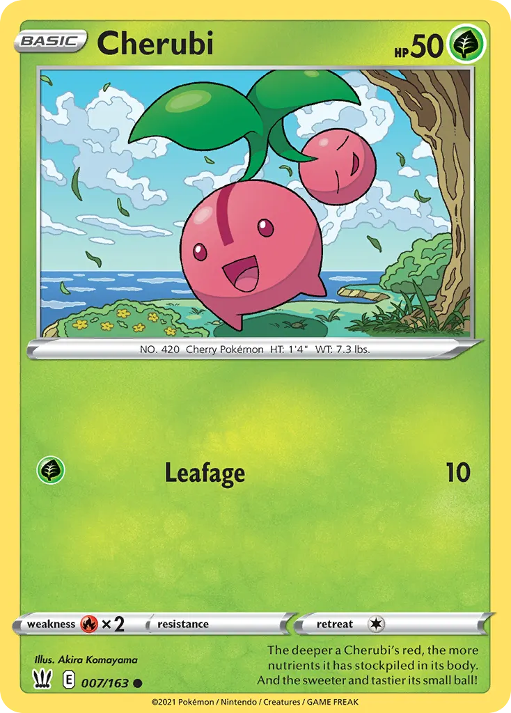 Cherubi — Battle Styles 7 Pokémon card