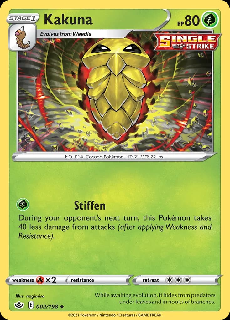 Kakuna — Chilling Reign 2 Pokémon card