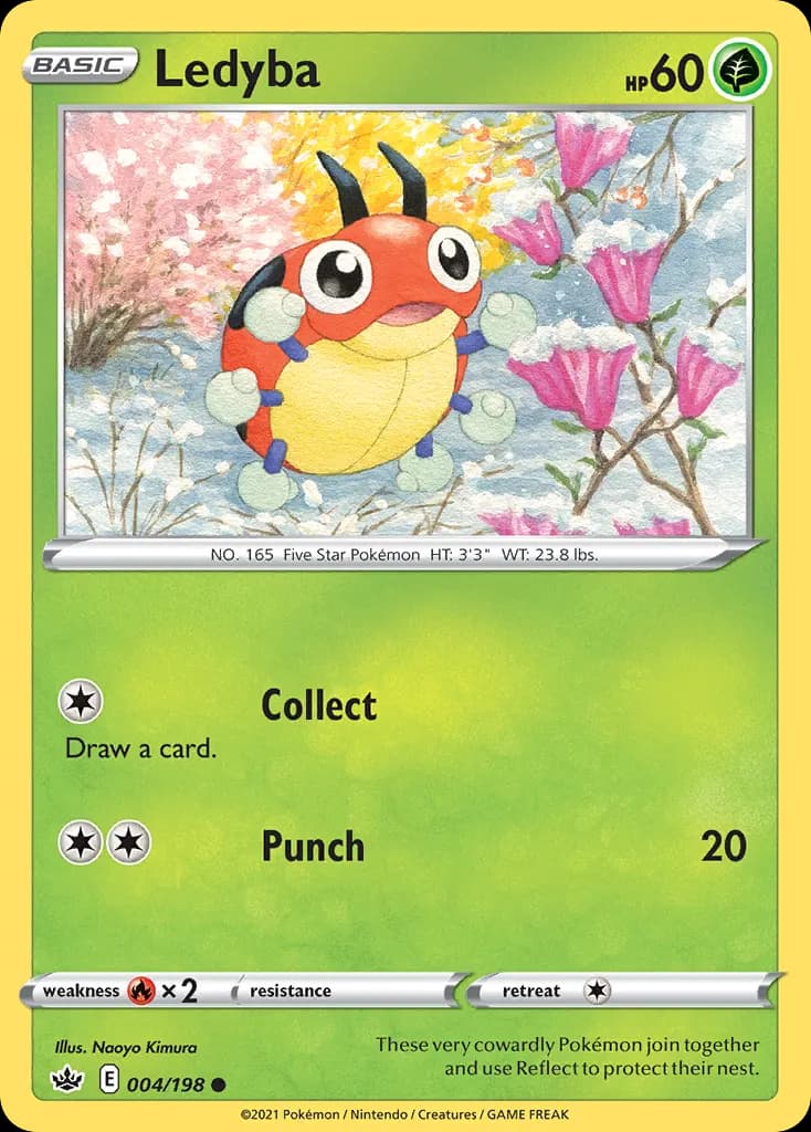 Ledyba — Chilling Reign 4 Pokémon card