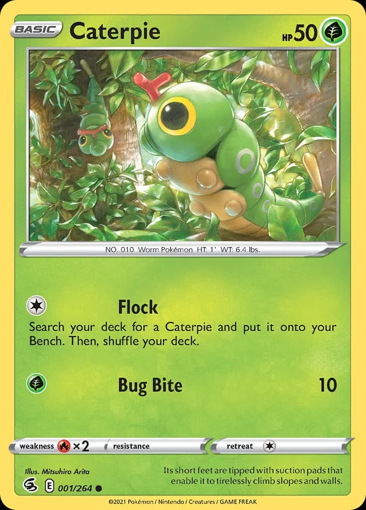 Caterpie — Fusion Strike 1 Pokémon card