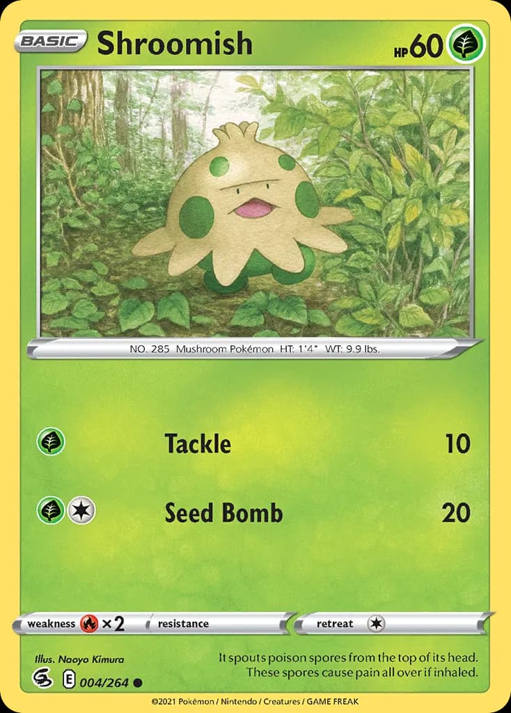 Shroomish — Fusion Strike 4 Pokémon card