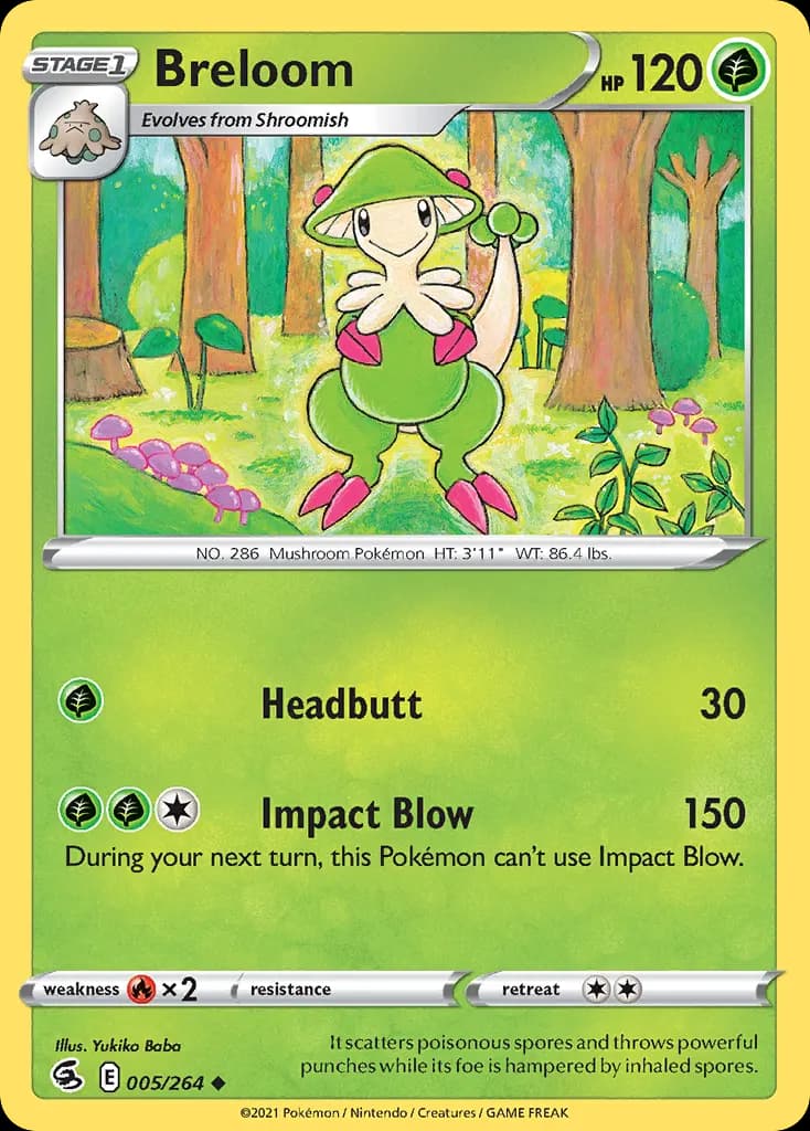 Breloom — Fusion Strike 5 Pokémon card