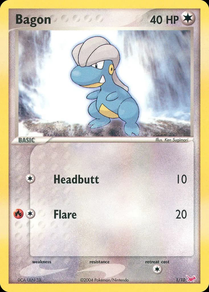 Bagon — EX Trainer Kit Latias 1 Pokémon card