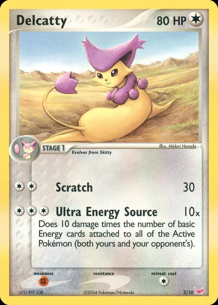 Delcatty — EX Trainer Kit Latias 3 Pokémon card