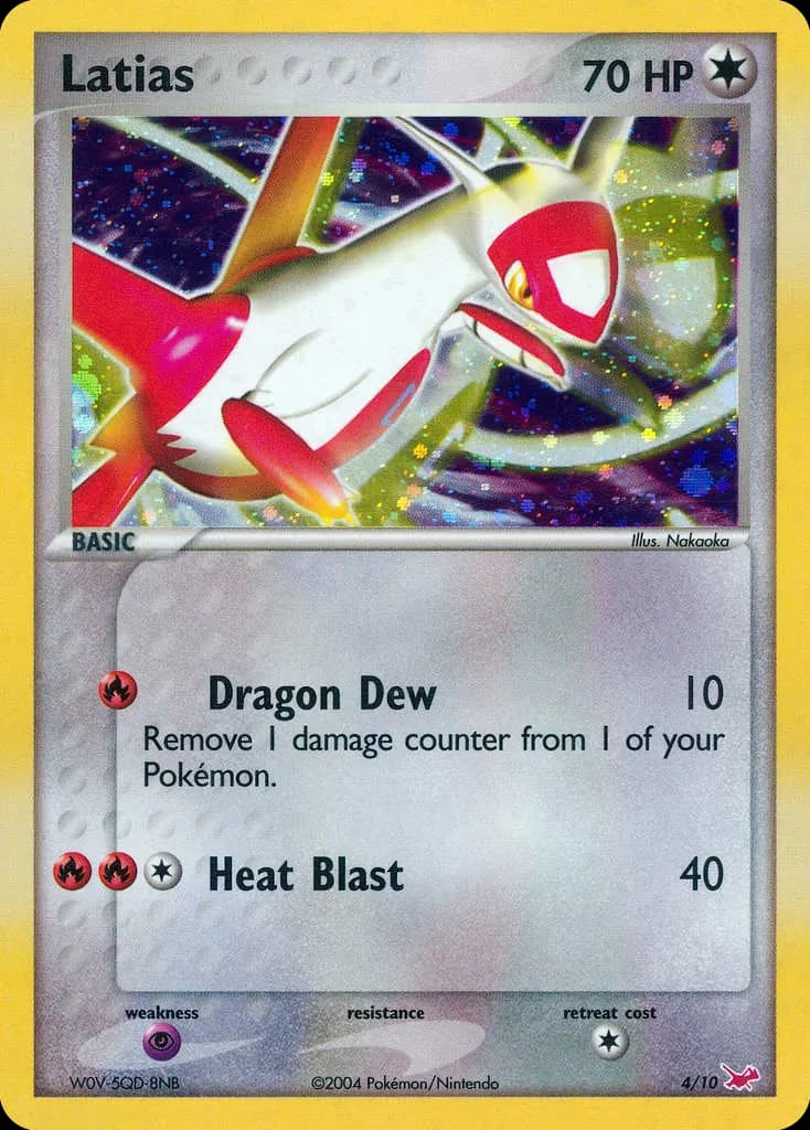 Latias — EX trainer Kit (Latias) 4 German Pokémon card
