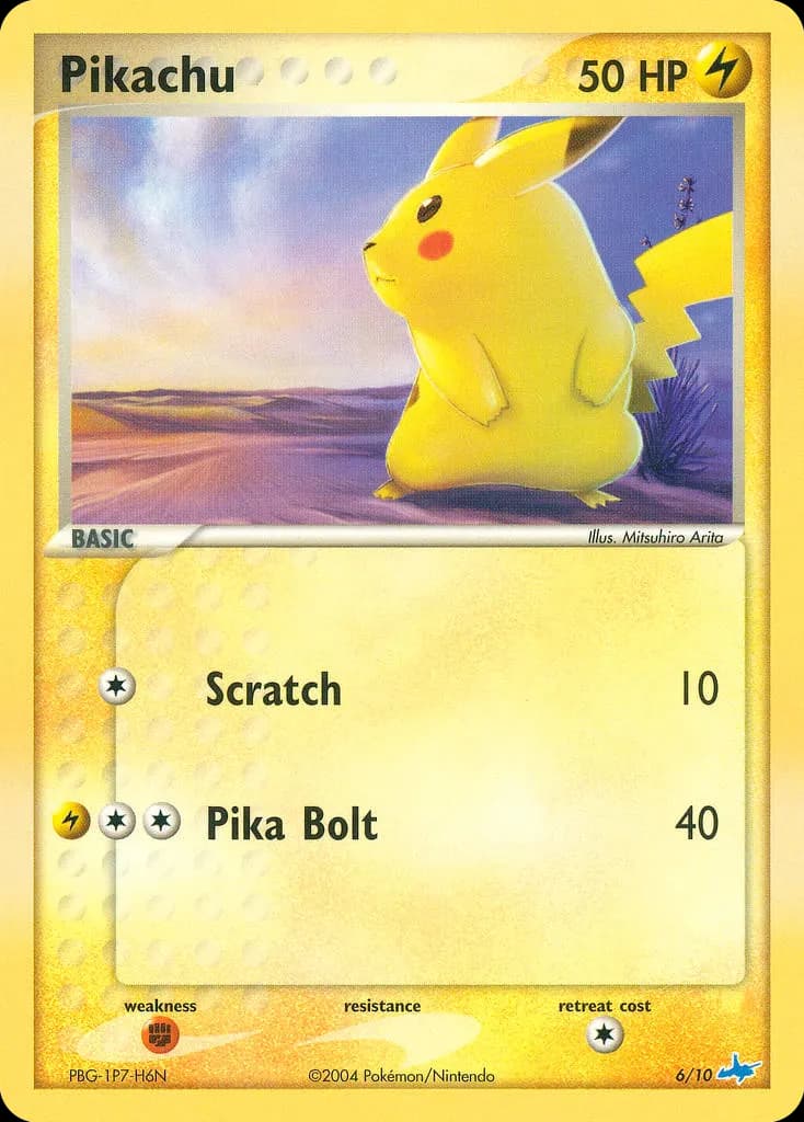 Pikachu — EX Trainer Kit Latios 6 Pokémon card