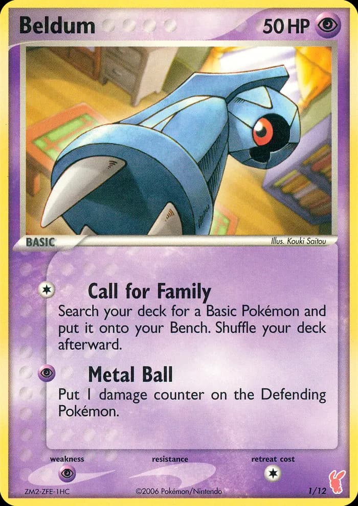 Beldum — EX Trainer Kit 2 Plusle 1 Pokémon card