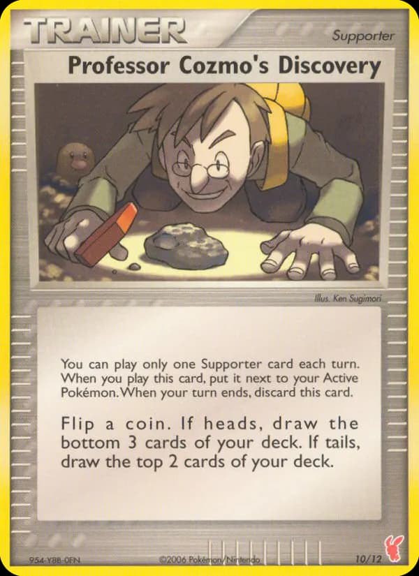 Professor Cozmo's Discovery — EX Trainer Kit 2 Plusle 10 Pokémon card