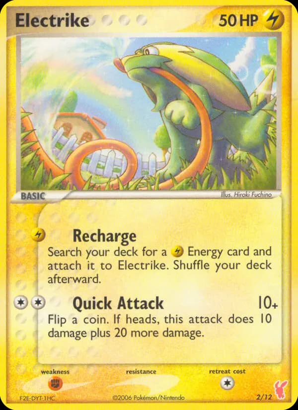 Electrike — EX Trainer Kit 2 Plusle 2 Pokémon card