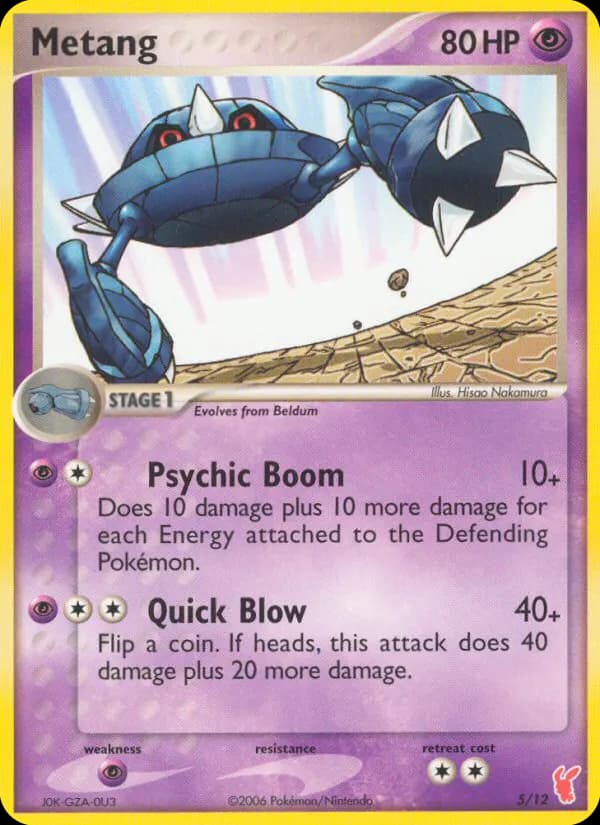 Metang — EX Trainer Kit 2 Plusle 5 Pokémon card
