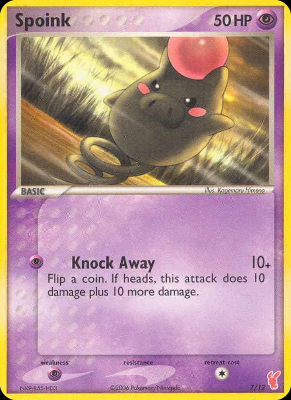 Spoink — EX Trainer Kit 2 Plusle 7 Pokémon card