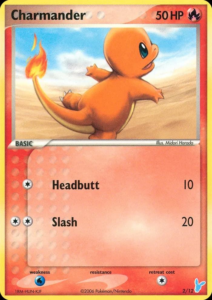 Charmander — EX Trainer Kit 2 Minun 2 Pokémon card