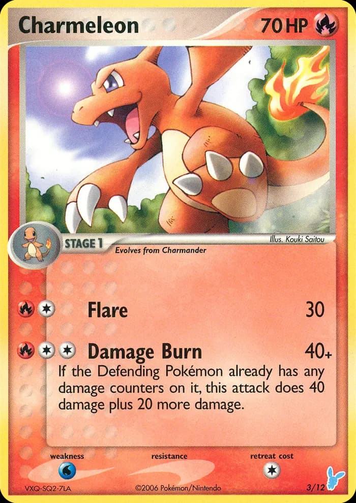 Charmeleon — EX Trainer Kit 2 Minun 3 Pokémon card