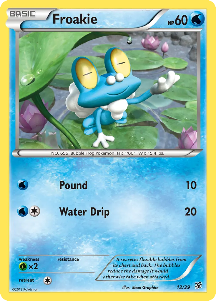 Froakie — Kalos Starter Set 12 Pokémon card