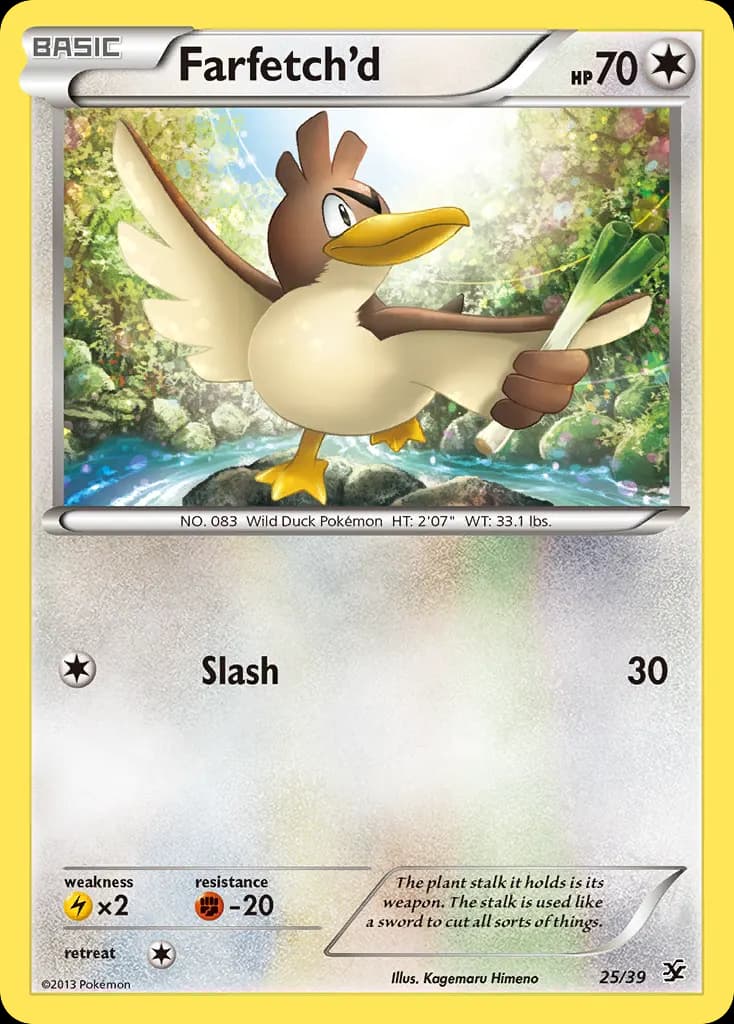 Farfetch'd — Kalos Starter Set 25 Pokémon card