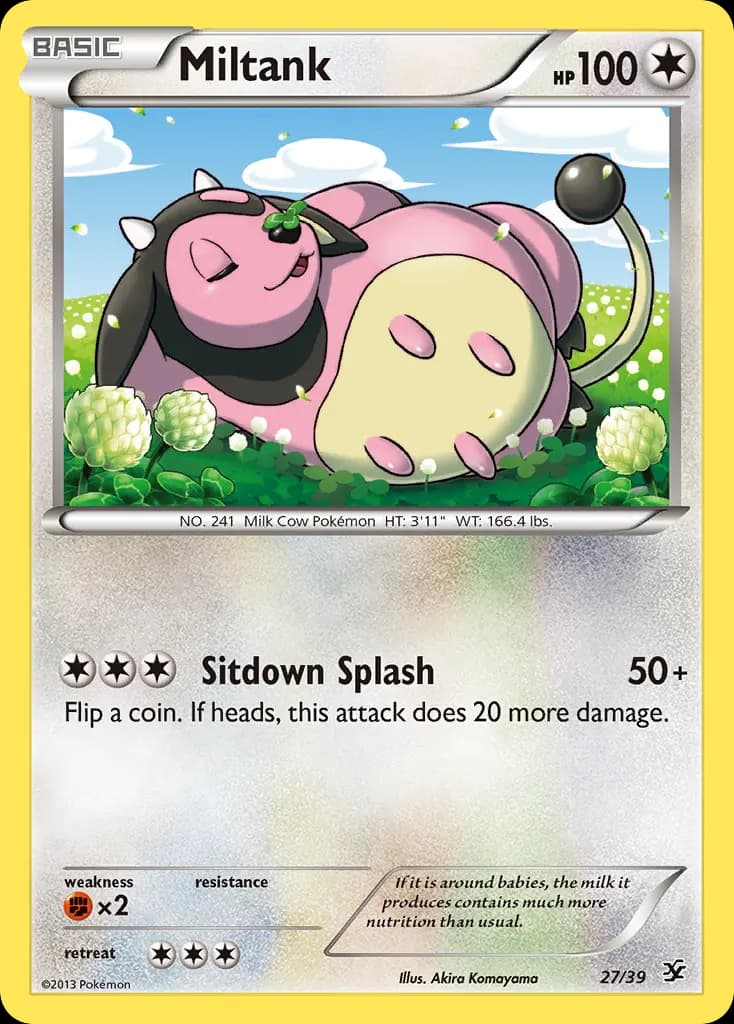 Miltank — Kalos Starter Set 27 Pokémon card
