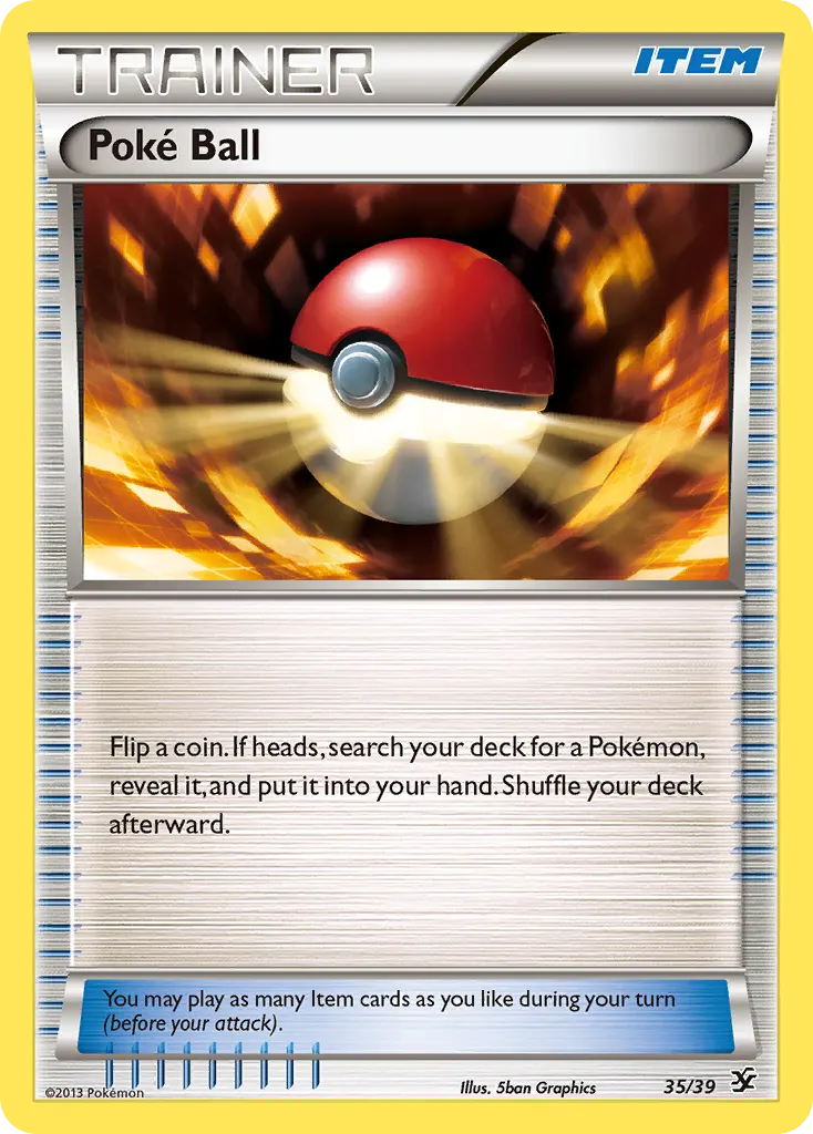 Poké Ball — Kalos Starter Set 35 Pokémon card