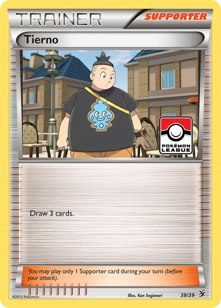 Tierno — Kalos Starter Set 39 Pokémon card