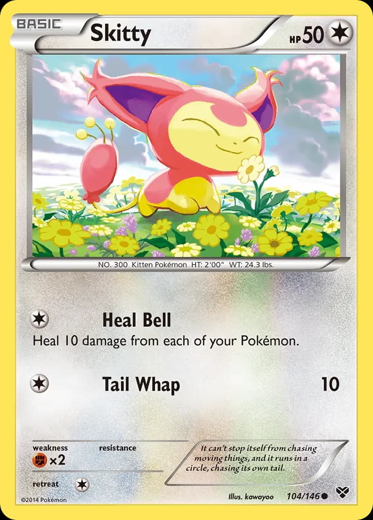 Skitty — XY 104 Pokémon card
