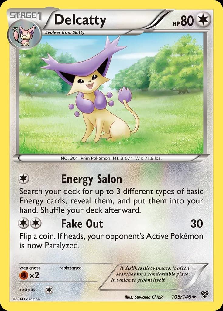 Delcatty — XY 105 Pokémon card