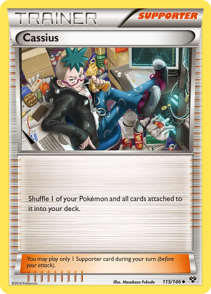Cassius — XY 115 Pokémon card