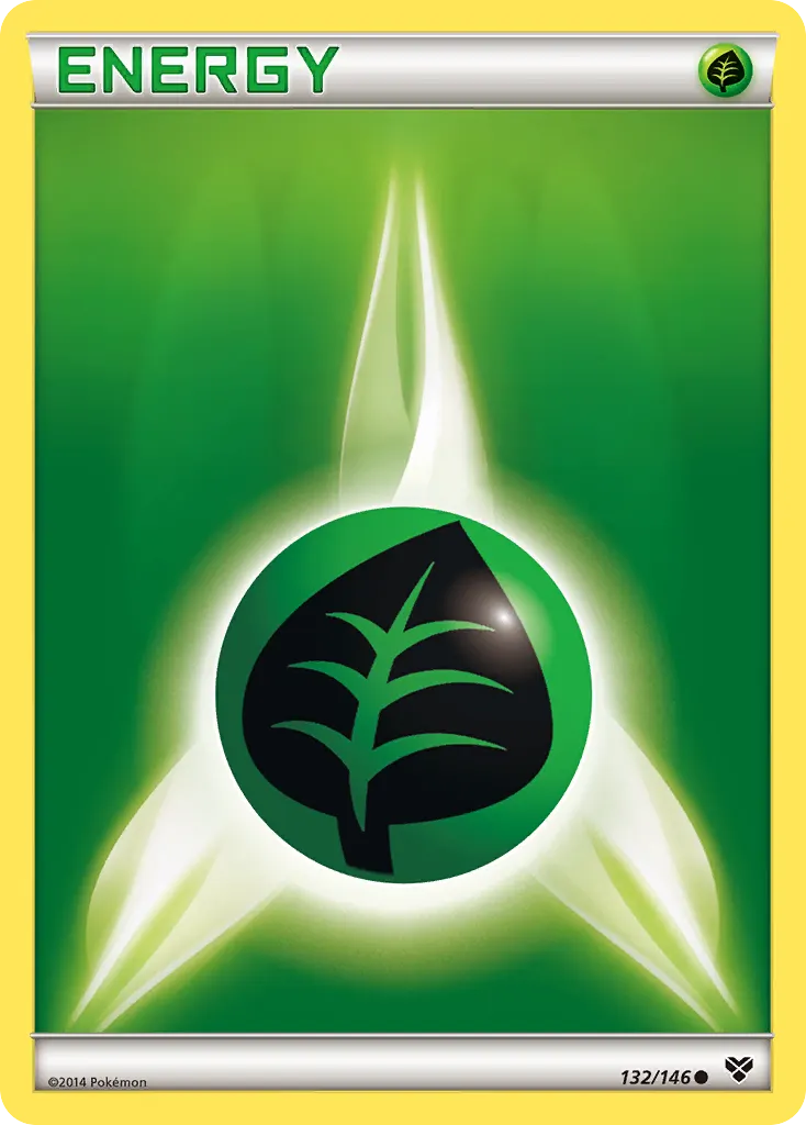 Grass Energy — XY 132 Pokémon card