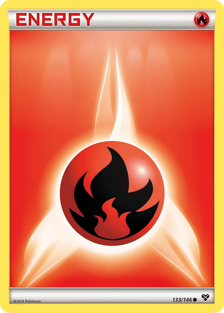Fire Energy — XY 133 Pokémon card