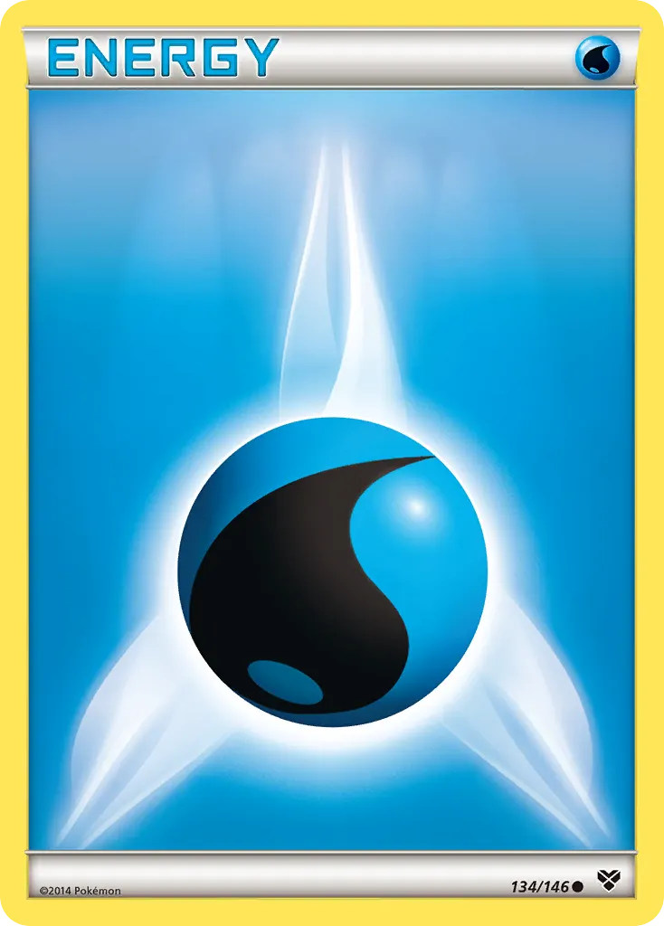 Water Energy — XY 134 Pokémon card