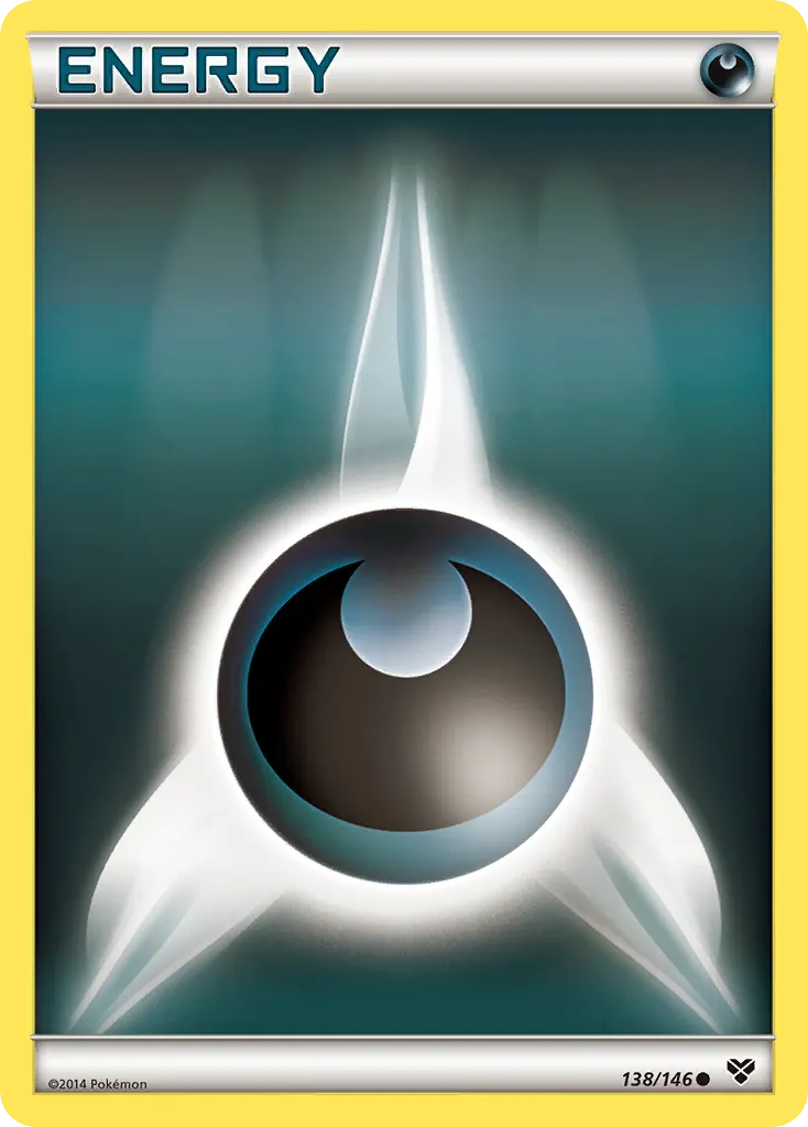 Darkness Energy — XY 138 Pokémon card