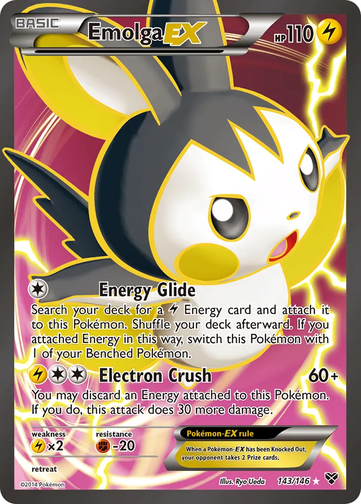Emolga-EX — XY 143 Pokémon card