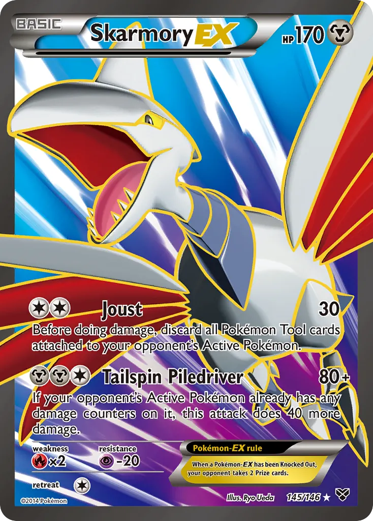 Skarmory-EX — XY 145 Pokémon card