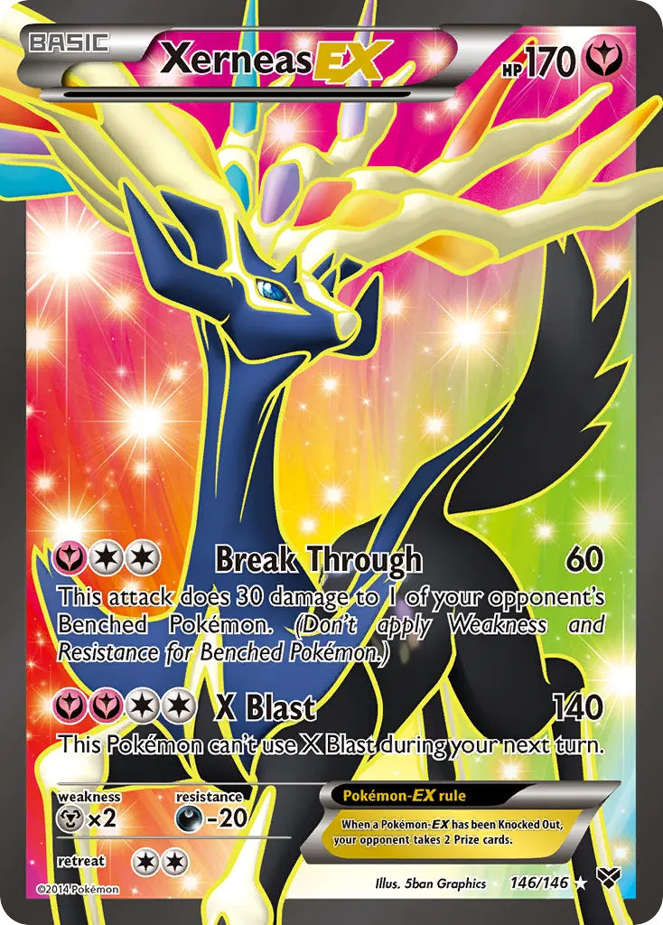 Xerneas-EX — XY 146 Pokémon card