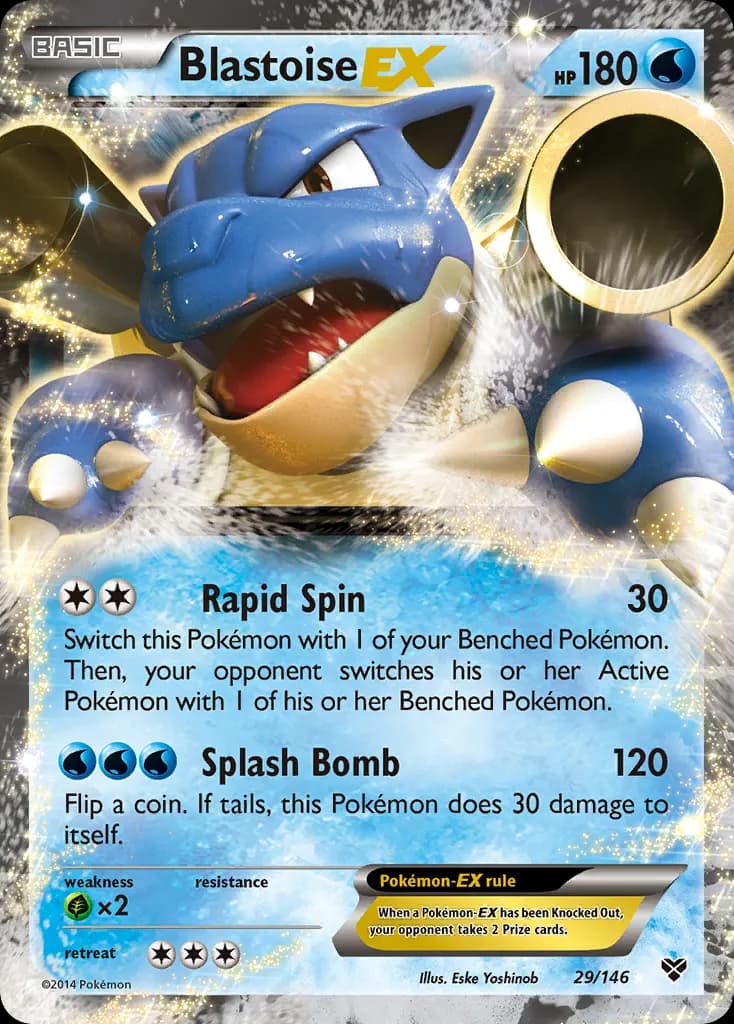 Blastoise-EX — XY 29 Pokémon card