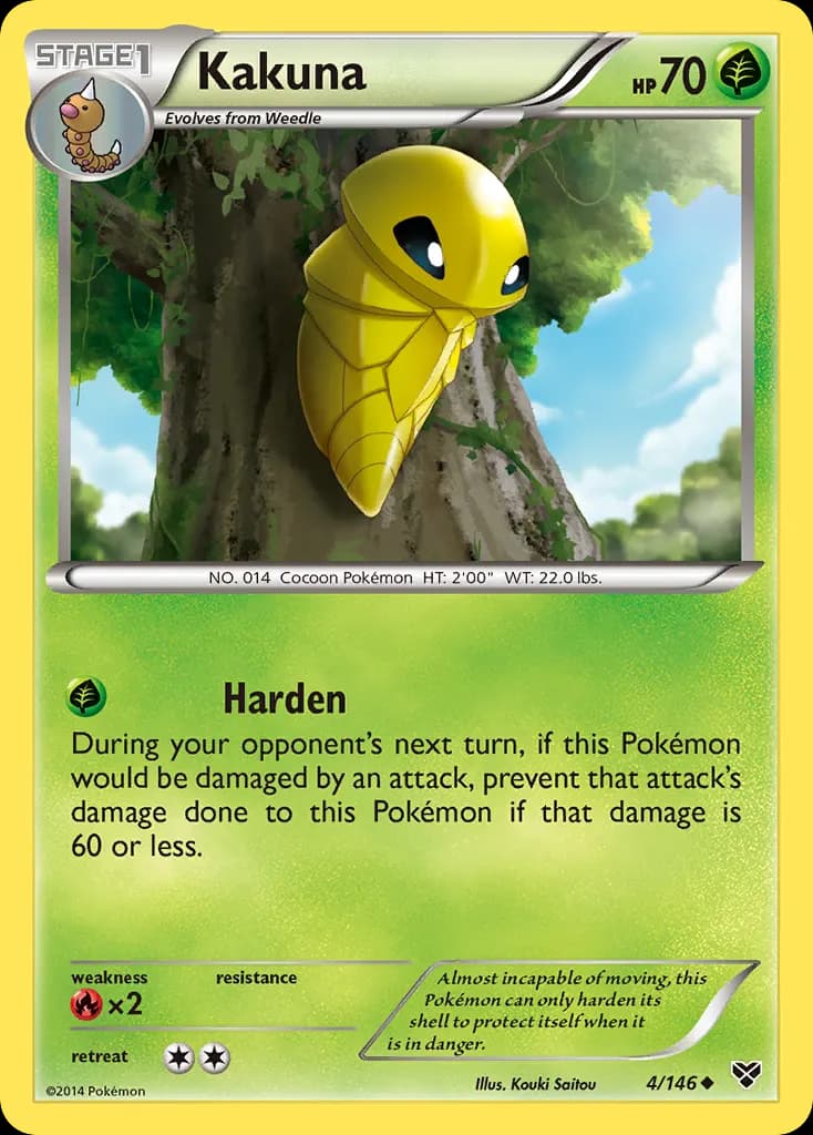 Kakuna — XY 4 Pokémon card