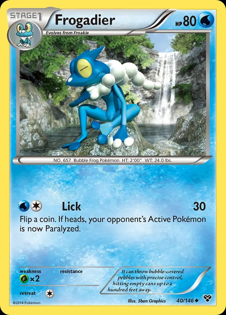 Frogadier — XY 40 Pokémon card