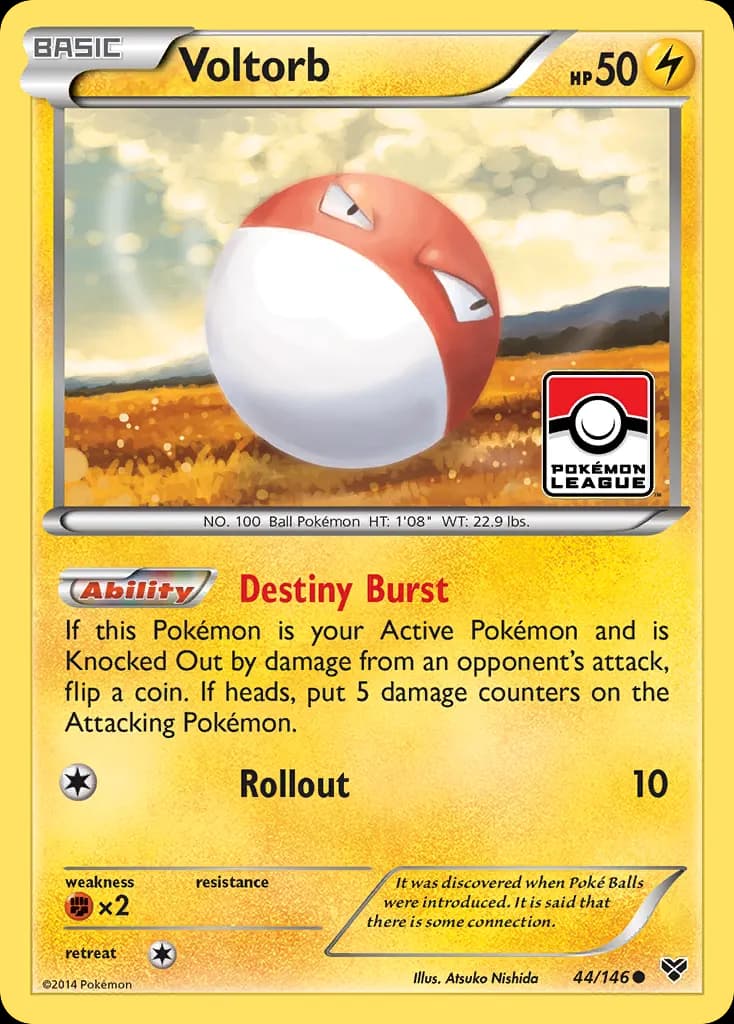 Voltorb — XY 44 Pokémon card