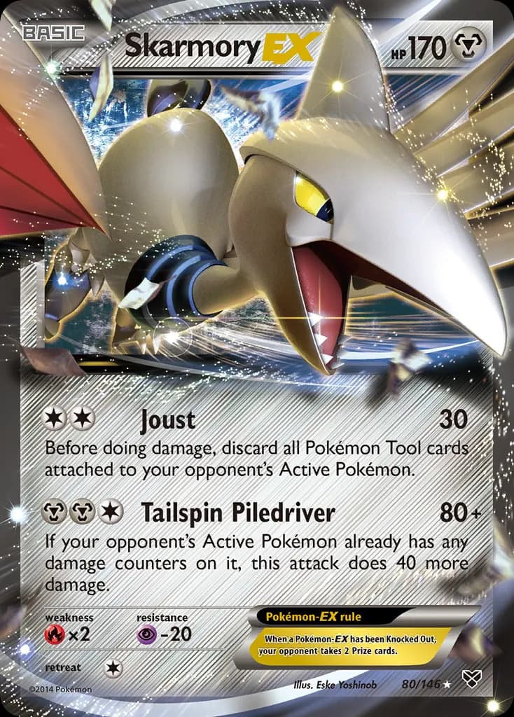 Skarmory-EX — XY 80 Pokémon card