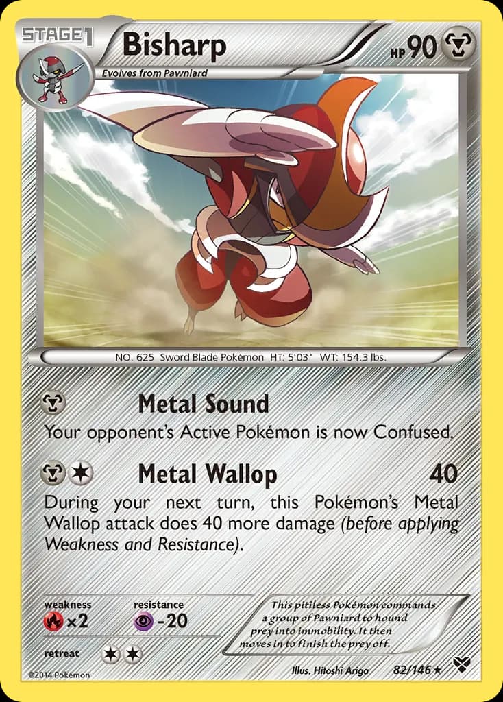 Bisharp — XY 82 Pokémon card