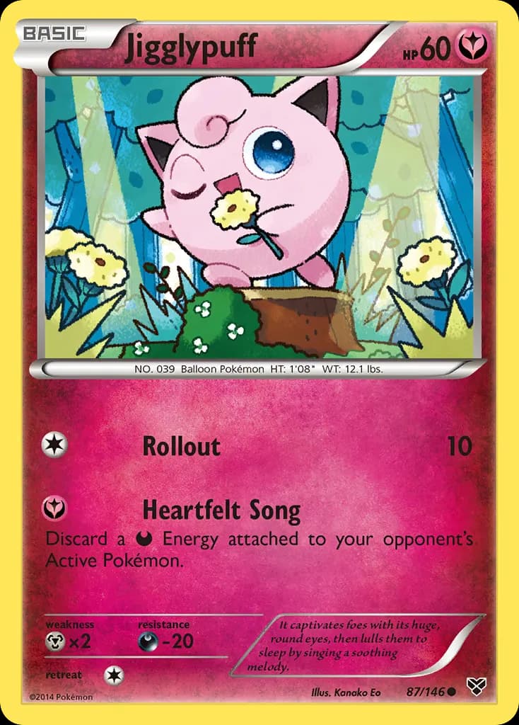 Jigglypuff — XY 87 Pokémon card