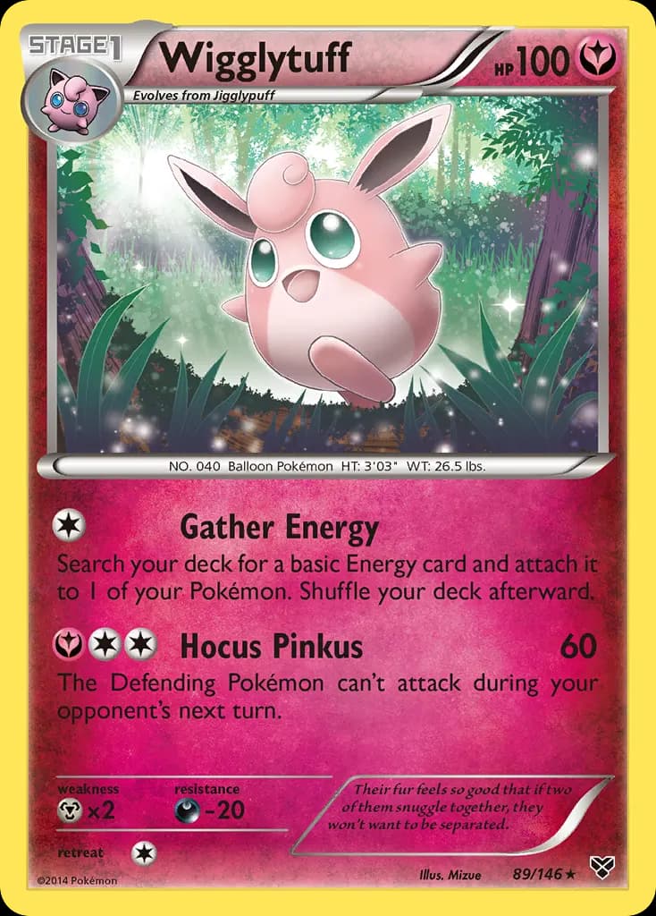 Wigglytuff — XY 89 Pokémon card